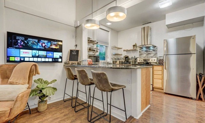 Colorado Springs Apartment | Miners Anvil! Steps to Historic District & OCC