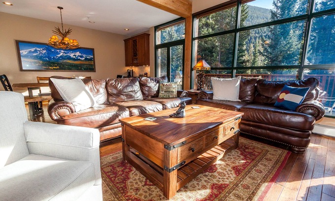 Keystone House | Mins from Resort Shuttle is this Townhome w/Beautiful Views from Private Deck