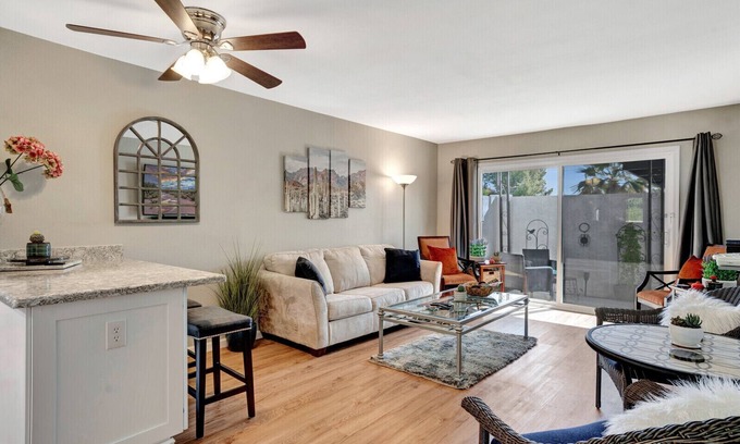 Town And Country Scottsdale Condo | Minutes from Old Town, renovated & private single story, pool outside the door.