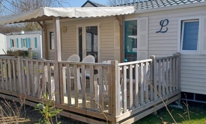 Ivry-la-Bataille House | Mobilhome 2 bedrooms 4 pers plot near swimming pool and entertainment 3* campsite