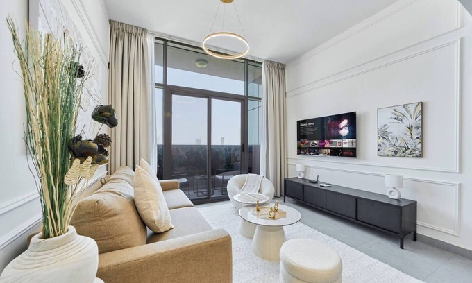 Dubai Production City Apartment | Modern 2BR in Ikarus Tower, Dubai Production City