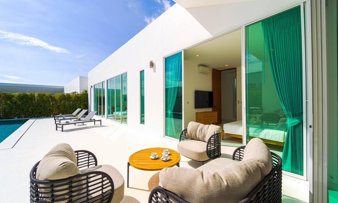 Khao Tao Villa | Modern 4 Bed Private Pool Villa (KH-B6)