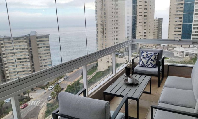 Concon Apartment | Modern 4BR Apartment with Ocean View near Concón