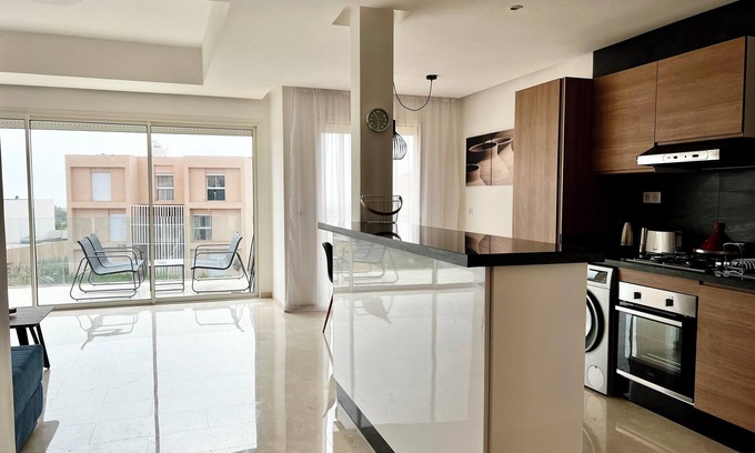 Taghazout Apartment | Modern Beachfront Apt with Pool in Taghazout Bay