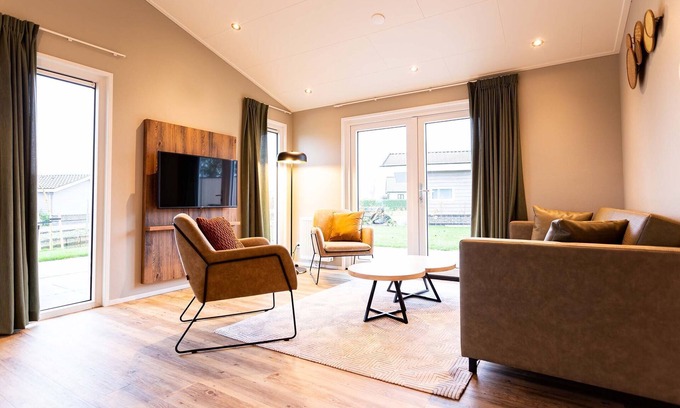 Beekbergen-Zuid Ski Chalet | Modern chalet in Park De Veluwe