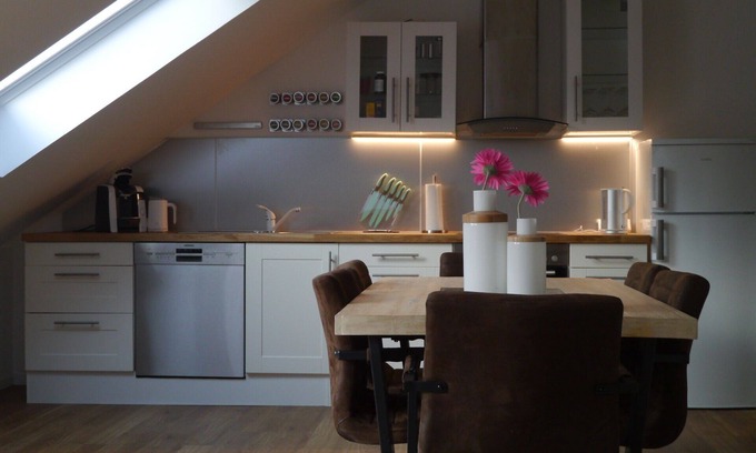 Krummhoern Apartment | Modern meets nostalgia .