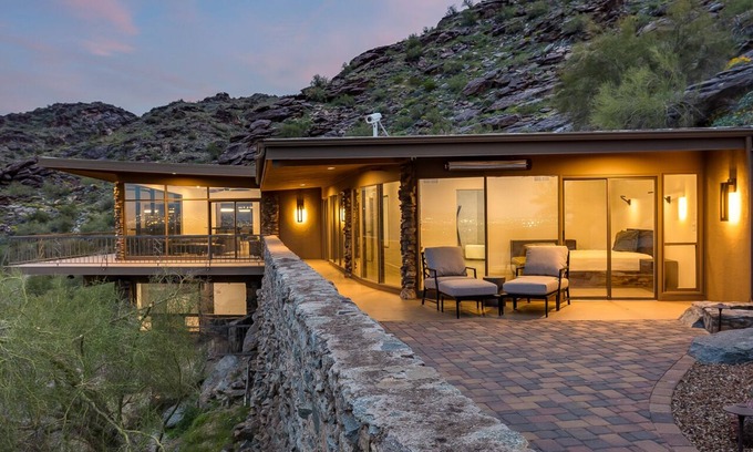 South Mountain House | Modern Mountain Escape - Privately gated, unobstructed views atop South Mountain