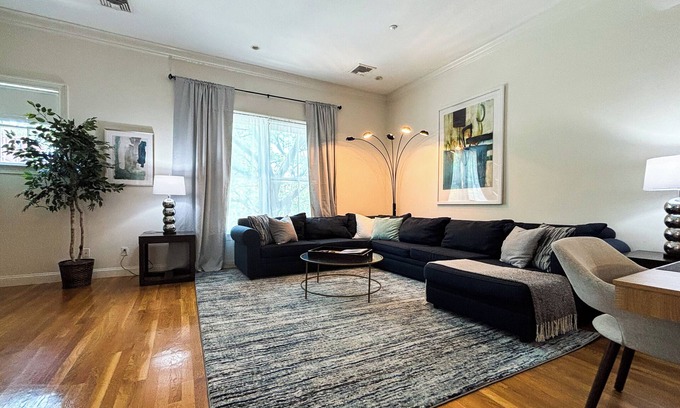 Brookline House | Modern townhome,Boston vacation,2 bath,pkg,deck