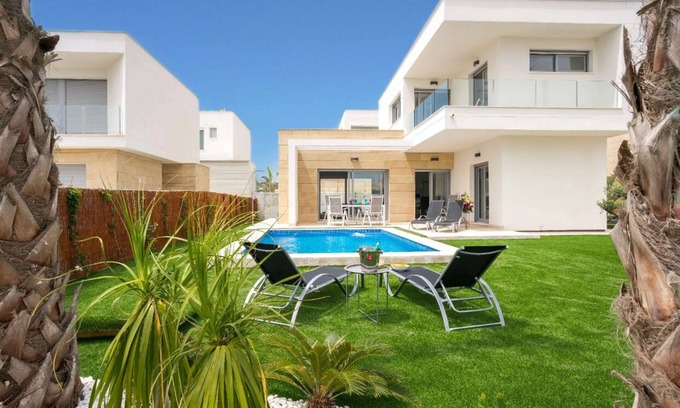 Lo Rufete Villa | Modern Villa with Private Pool (Heated on Req) on Vistabella Golf, near Alicante