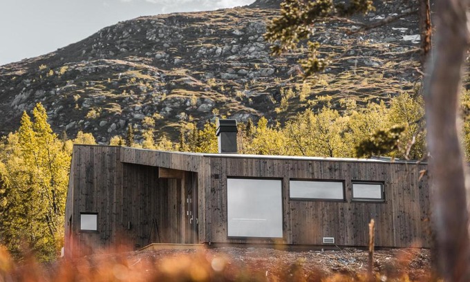 Vikberget House | Moderne hytte, tett på naturen
