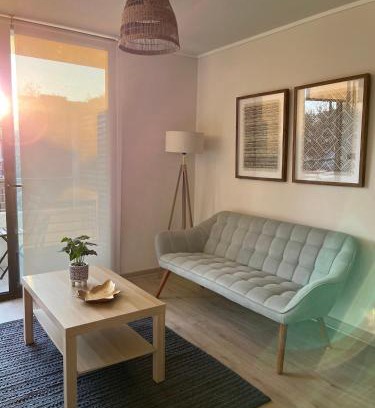 Nunoa Apartment | Moderno y acogedor depto cercano a Portal Ñuñoa y Estadio Nacional