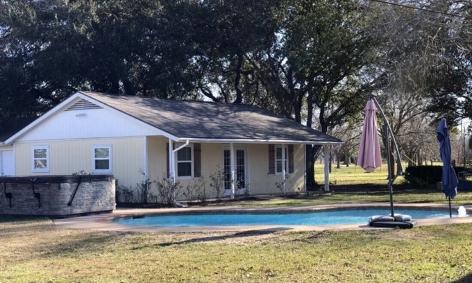 Rosenberg House | Mother in law suite on our pecan orchard