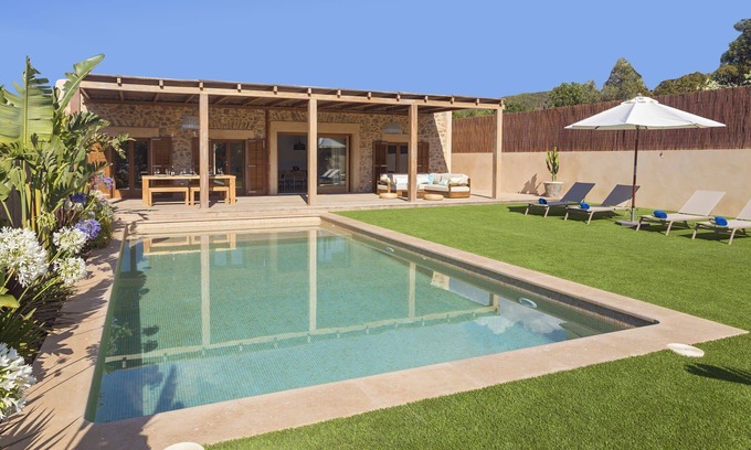 Sant Josep de sa Talaia Villa | My Rental Homes - Villa Allegra with fenced garden ad private pool