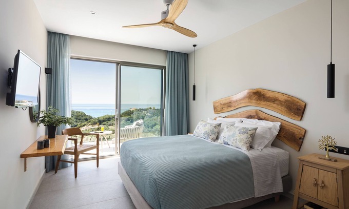 Lakones House | Myrtus can sleep up to 2 adults and 2 children until 12 years old