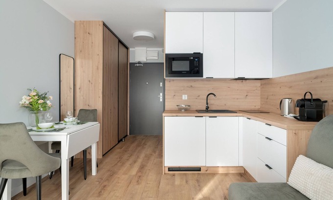 Nowe Miasto Apartment | Nadolnik 8A | Studio for 2 people, Coffee machine | Poznań
