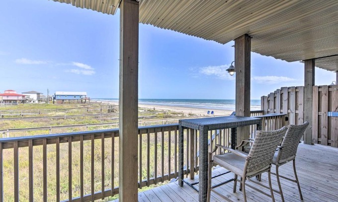 Surfside Beach Apartment | Near Ocean Surfside Beach Gem with Deck and Views!