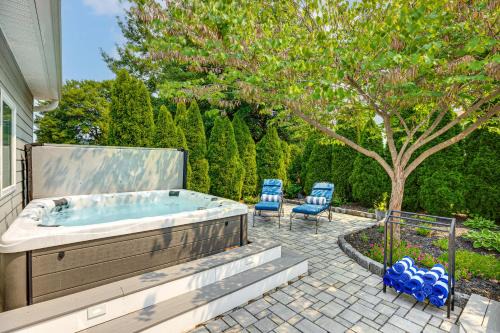 Solomons House | Near Solomons Island Boardwalk Home with Hot Tub!