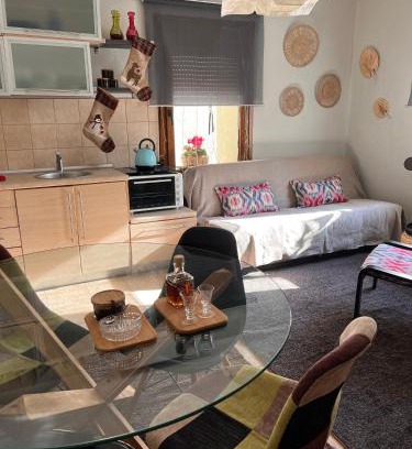 Drama House | Neoclassical Guest House on ground floor with a garden and private parking space