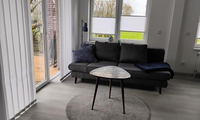 Dornum Apartment | NEU! Ferienwohnung Wiesenruh