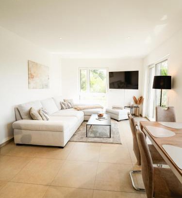 Muldestausee Apartment | neue 90qm Ferienwohnung mit 3 Schlafzimmern in Seenähe