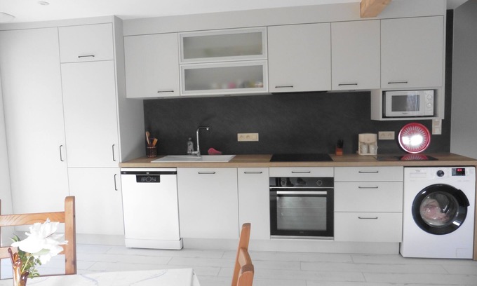 Saint-Martin-Belle-Roche Apartment | New apartment in stone house near A6 exit