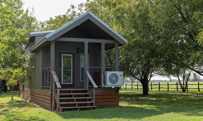 Satin Cabin | New! Gardenia Cabin- Snuggle by the Campfire.