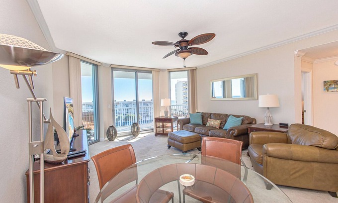 Pensacola Beach Condo | New Listing! 2B Gulf Views at Emerald Dolphin 540