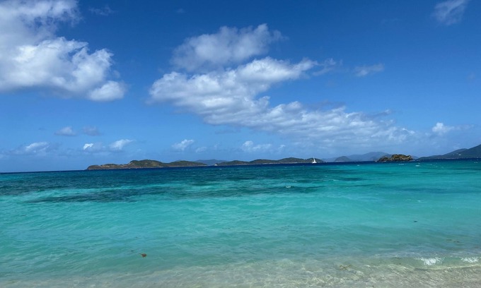 Estate Smith Bay Condo | New Listing! Our Sapphire Bliss - West, Beachfront Walk Out on Sapphire Beach