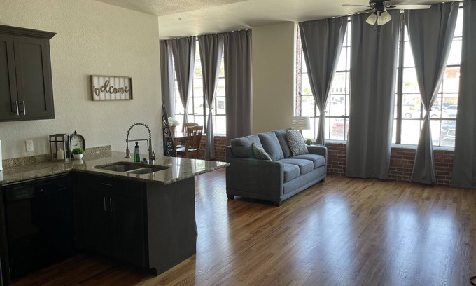 Webb City Apartment | New! Loft in Downtown Webb City 🌆