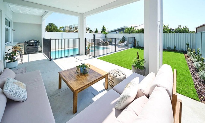 Bouvet Island House | New Luxury Home with pool - Sleeps 12 walking distance to shops & beaches!