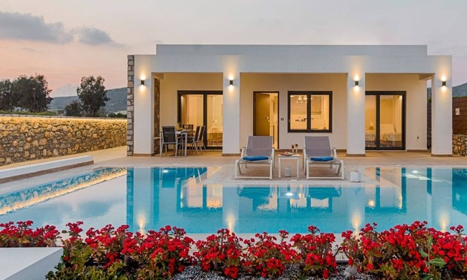 Kattavia Villa | New Luxury Villa with Private Swimming Pool & BBQ, 5 Min. From Prasonisi Beach!