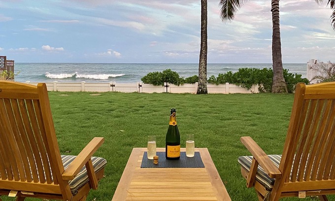 Ewa House | New - Sandy Beachfront House! Work & Play in Paradise.