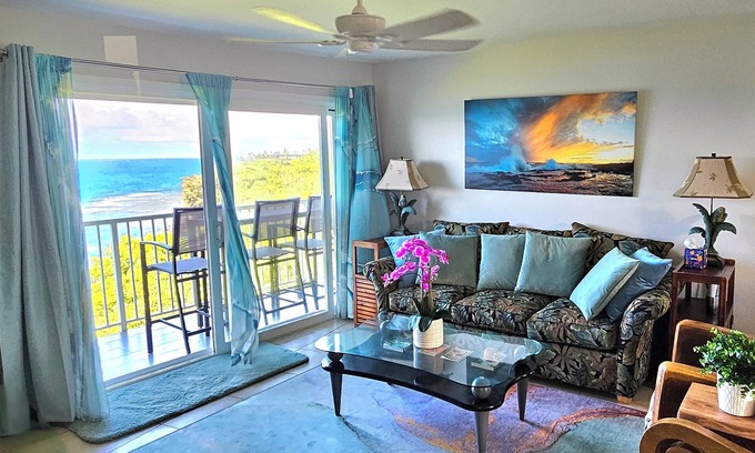 Princeville Condo | NEW! Spectacular Ocean Front Views and A/C in Every Room - Princeville/Hanalei