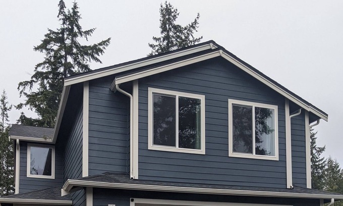 Grapeview House | New Waterfront Home with trail to the beach