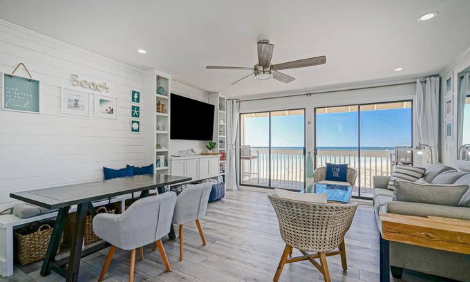 Holiday Isle Condo | Newly remodeled! Right on the beach!