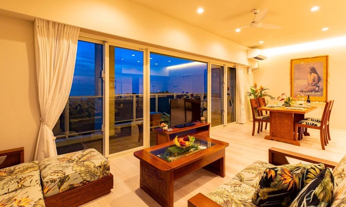 Motobu Apartment | Next to Churaumi Aquarium 270Paranoma Ocean View Hawaiian house - The Etel Indigo Headquarters 205 /Kunigami-gun Okinawa