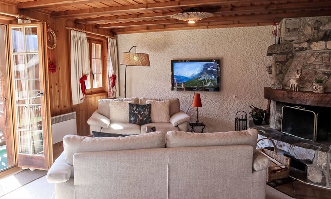 Ormont-Dessus Apartment | Nice apartment for 8 people with WIFI, TV, balcony and panoramic view