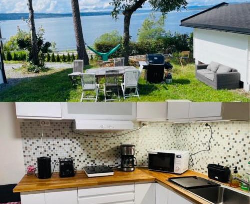 Oslo Apartment | Nice Apartment with1 bedroom Separate living room with a sofa bed and a tiny kitchen a bathroom located in Nordstrand near by the Sea for 3 guests with a garden and grill with sea view just outside the apartment