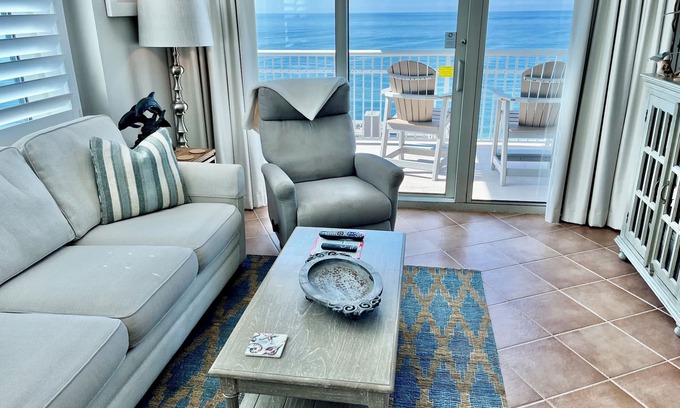 Gulf Shores Condo | No Host Fees, Huge Beachfront Pool, 17th Floor East Corner Unit with 2 Balconies