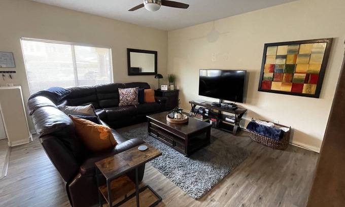 Mesquite Condo | No Stairs! First Floor 2BD/2BTH + Murphy Bed Sleeps 4-6 -