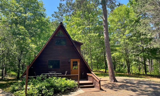 Solon Springs Cabin | Norpine Aframe Cabin - Cabin in the woods