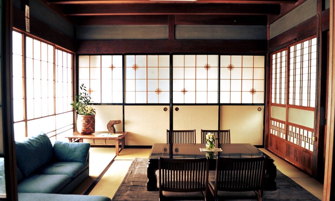 Shimada House | Nostalgic steam locomotive town / "Kuma-no-ya", an old private house for rent / A kitchen with seasonings for cooking your own meals / Shimada City, Shizuoka Prefecture