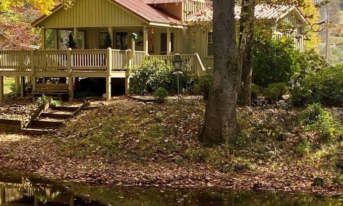 Choestoe Cabin | Nottley River Front Cabin 2 Bedroom Chattahoochee Ocoee Wilderness Near Vogel