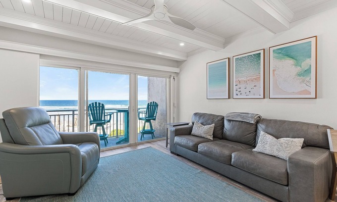 New Smyrna Beach Condo | 🌊 Ocean Front - Spacious Balcony - Ocean Club North B213 ☀️