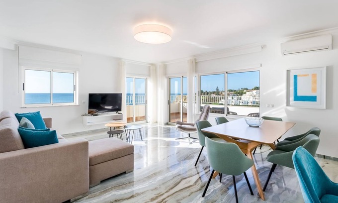 Armacao de Pera Apartment | Ocean View 2 BDR Flat With Balcony by LovelyStay