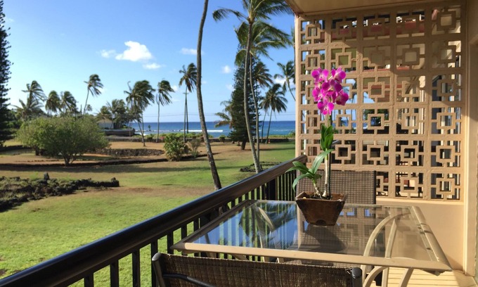 Poipu Apartment | Ocean-View Studio, Steps from Beaches In Sunny Poipu