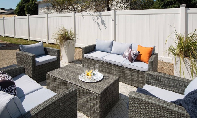 Kenberma House | Ocean Views & Private Yard in Spacious Designer Home. Perfect for Large Families