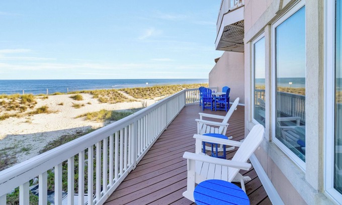 Tybee Island House | Oceanfront Escape with Hot Tub, Pet-Friendly & Unbeatable Views!