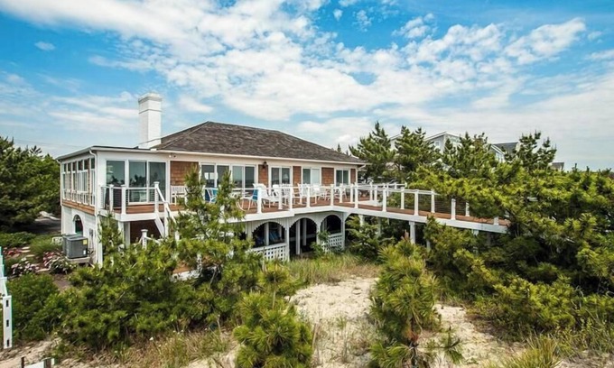 North Shores House | Oceanfront Luxury: 8BR Home in Exclusive North Shores, Rehoboth Beach