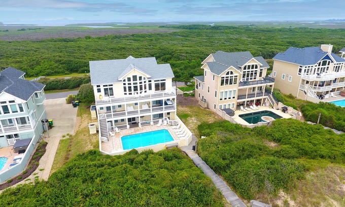 Pine Island House | OCEANFRONT, Pool, ELEV, Pool Table, Ocean Views, PI256, Cabana Beach